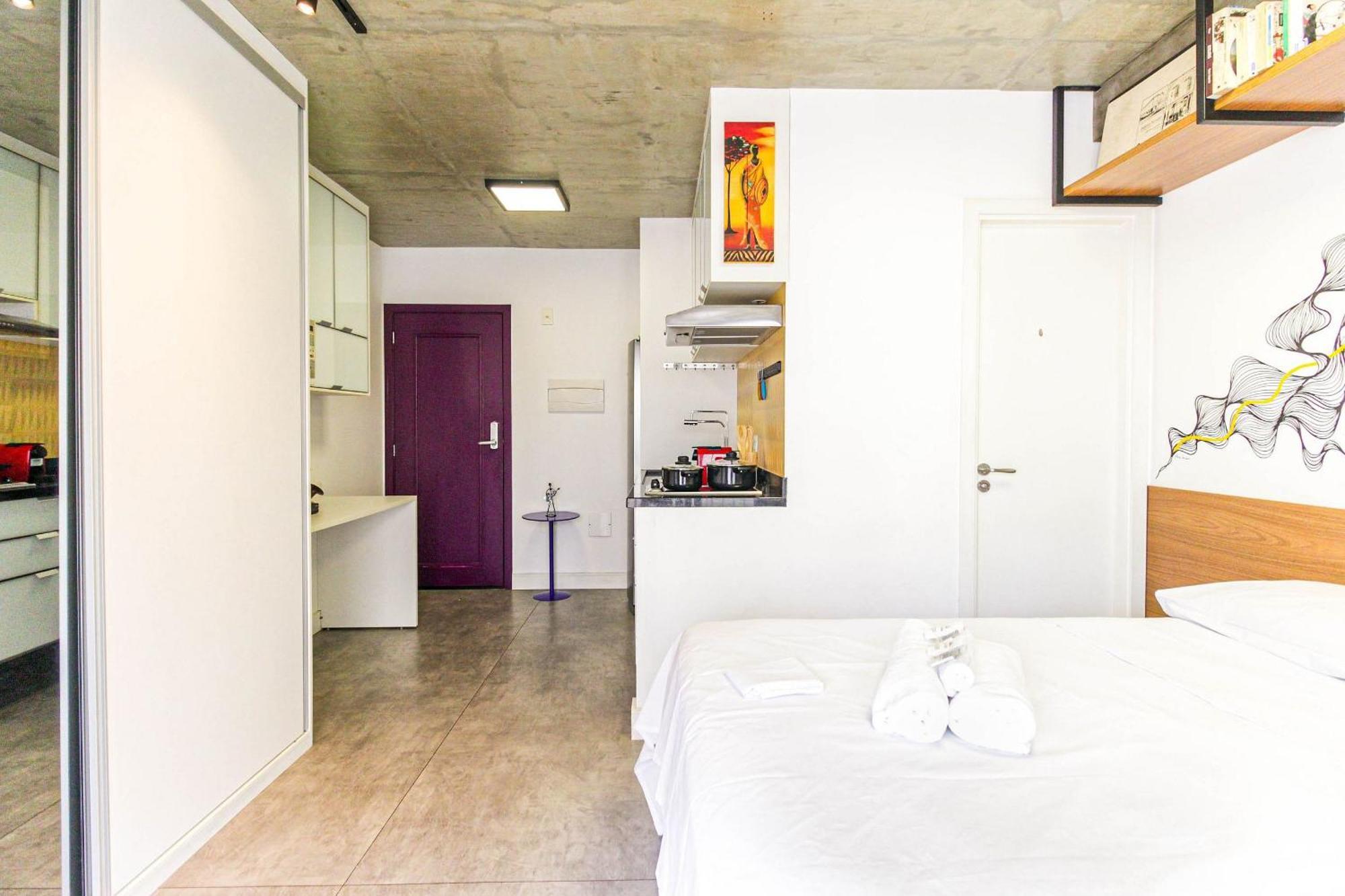 Bk407 - Aconchegante | Metro Republica Apartamento São Paulo